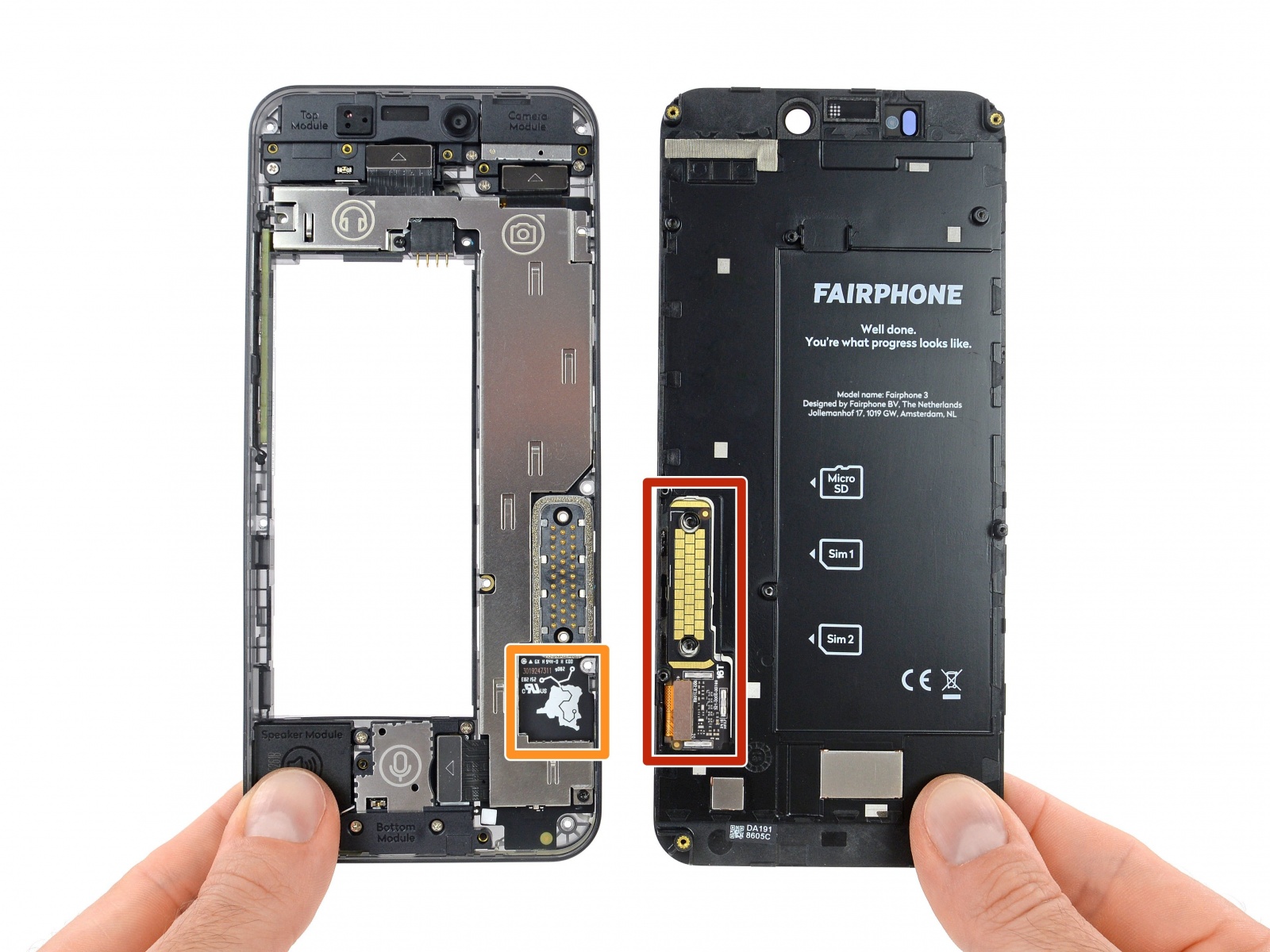 Fairphone 3 получил 10-10 от iFixit: смартфон полностью разбирается крестоообразной отвёрткой — и собирается обратно - 8